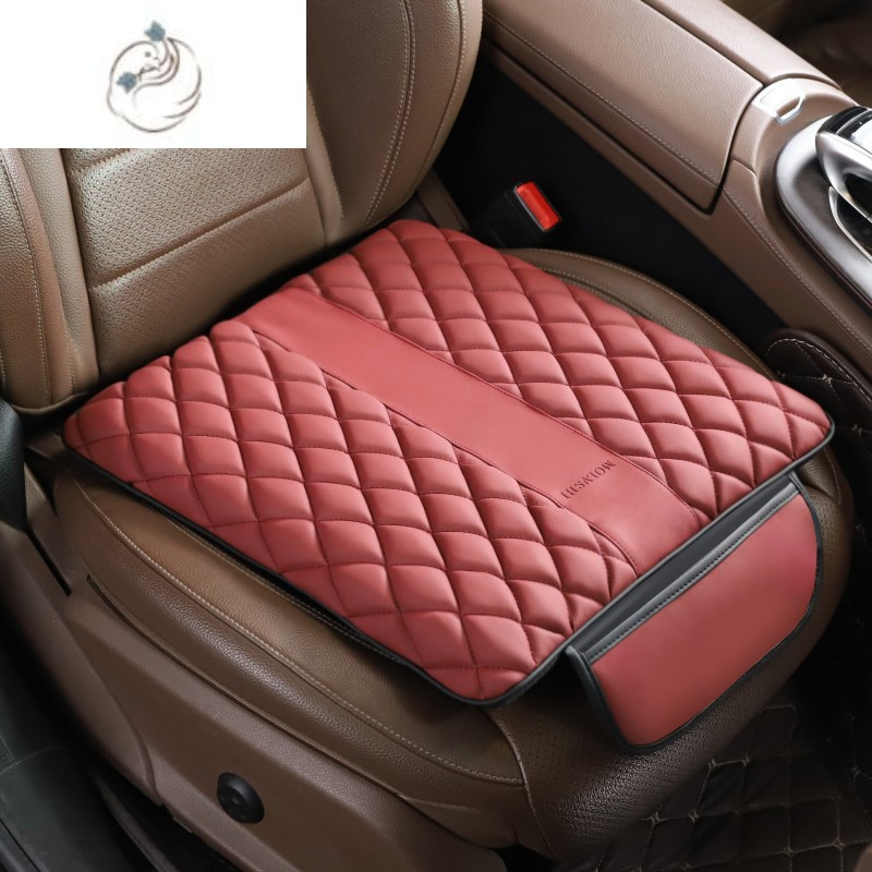 舒适主义汽车坐垫四季通用增高垫记忆棉车载用座椅防滑车垫子菱格汽车