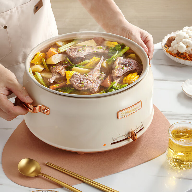 西屋Westinghouse-分体多功能电热锅WHG330高清大图