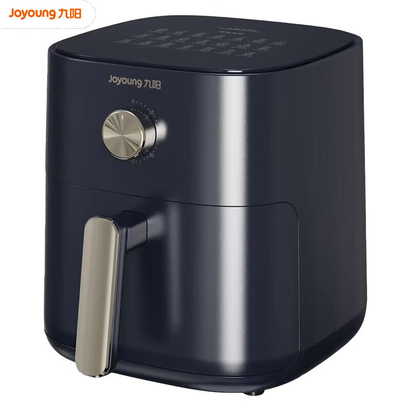 九阳空气炸锅大容量家用炸薯条机无油煎炸空气炸锅 KL30-VF392【单旋钮 蓝色】 5L