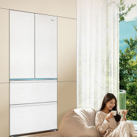 海尔(Haier)BCD-485WGHFD1BWLU1 480L超薄嵌入式全空间保鲜法式四开门干湿分储风冷无霜冰箱