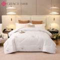 洁丽雅（Grace）冬季加厚保暖棉被羊毛被 200*230cm 轻奢羊毛被JLY-ZSCP021