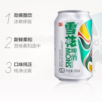 雪花啤酒(Snowbeer)冰酷 330ml*24听 整箱装