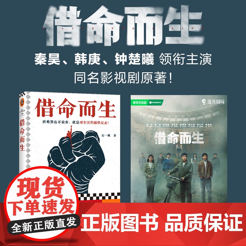 借命而生 石一枫 鲁迅文学奖 秦昊韩庚钟楚曦史彭元主演同名影视剧原著 刑侦悬疑剧原著长篇小说 中国版肖申克的救赎正版书高清大图