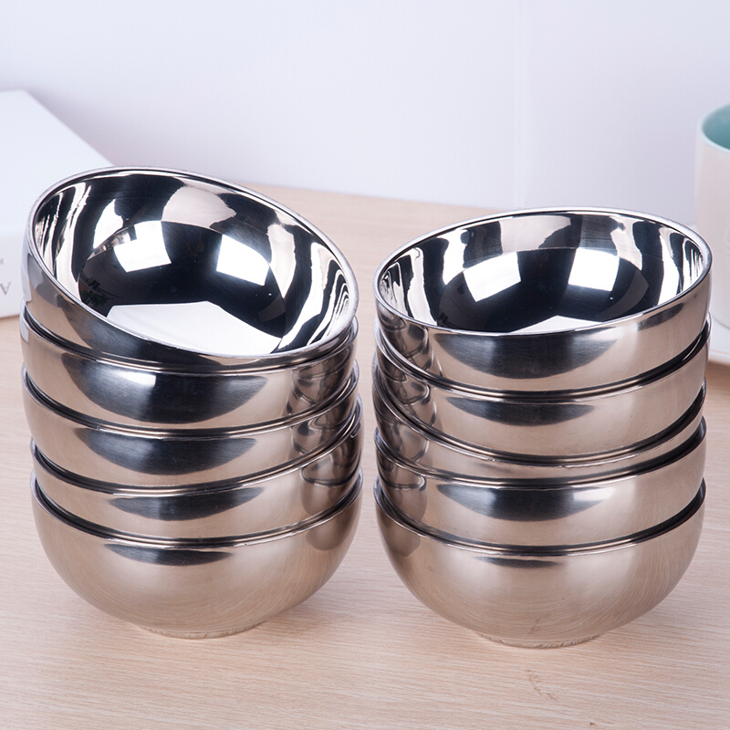 维氏(victorinox)创意礼品 贝瑟斯 不锈钢碗10个套装 13cm【价格 图片