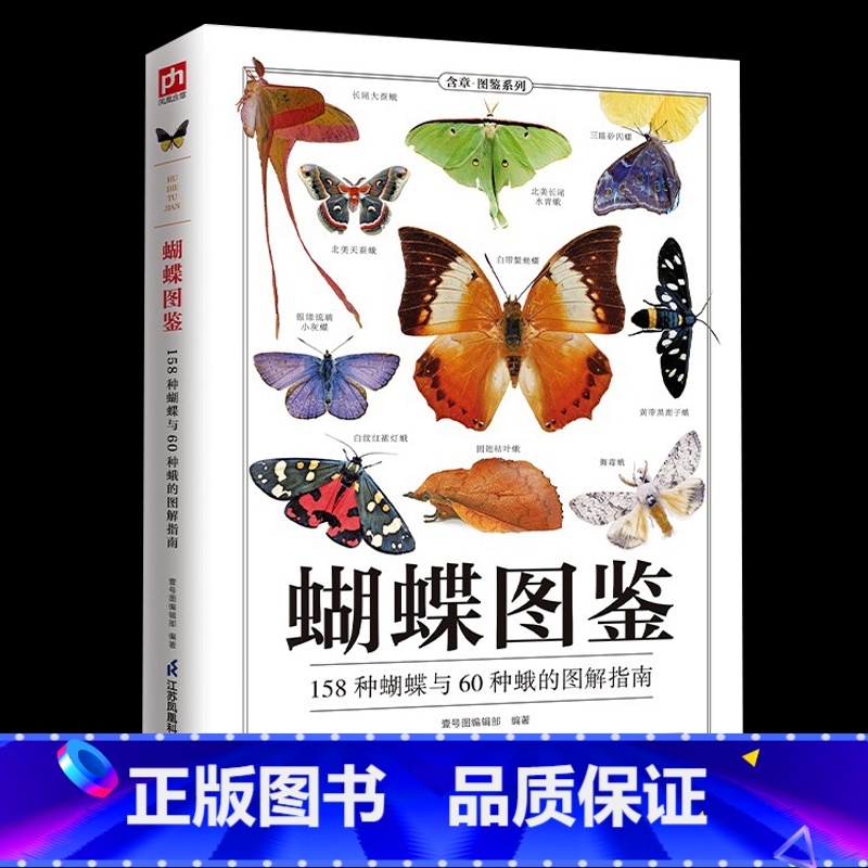【正版】蝴蝶图鉴蝴蝶家族生态图解 精美蝴蝶图片生命科学 蝴蝶的分类生物学等基础知识 世界蝴蝶名录 图鉴蝴蝶品种图鉴蝴蝶爱