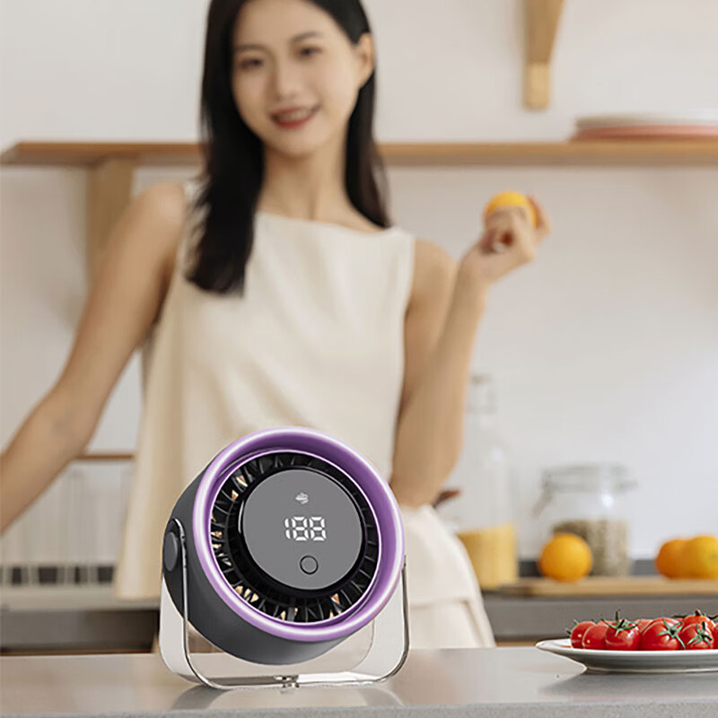 艾美特桌面循环扇AH30高清大图