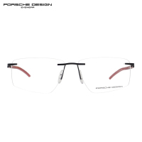 PORSCHE DESIGN保时捷 光学近视眼镜架 男款生物钢超轻商务眼镜框无框P8341 57mm