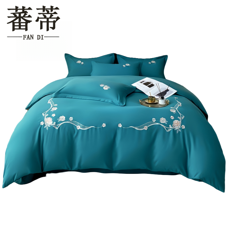 蕃蒂2米床四件套220*240cm套高清大图