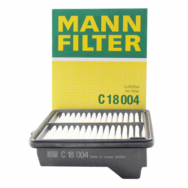 曼牌(MANN)空气滤C18004适配08-13款飞度GE 1.3/1.5L/08-14款锋范经典1.5L
