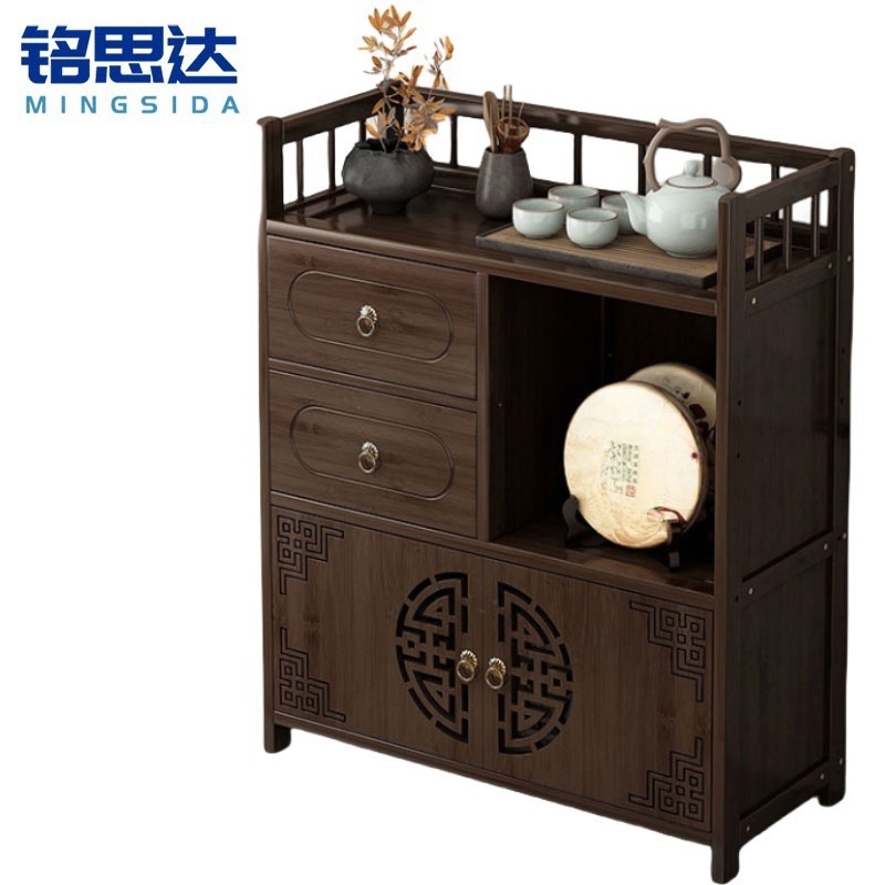 铭思达茶水柜三层双抽50cm个高清大图