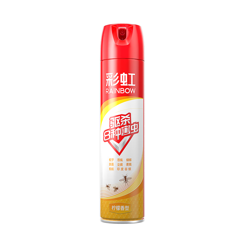 彩虹杀虫气雾剂500ml柠檬香2瓶装(5250-2)型号:5250-2杀虫气雾剂