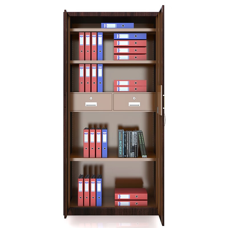 虎牌 电子保密柜 大型指纹密码锁钢制保险柜办公用通体文件柜 无钥匙高清大图