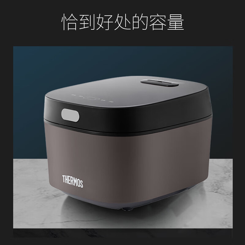 膳魔师 智能电饭煲EHA-4136A 黑棕色高清大图