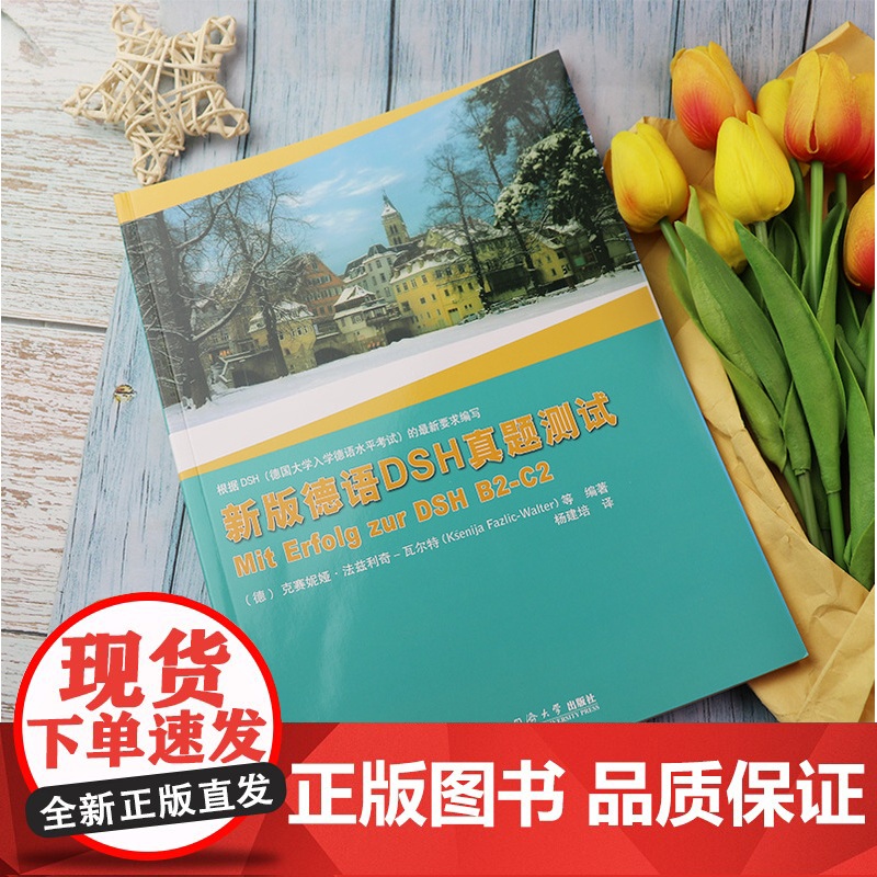 正版 新版德语DSH真题测试 附音频下载 杨建培 译 mit erfolg zur dsh B2-C2 同济大学高清大图