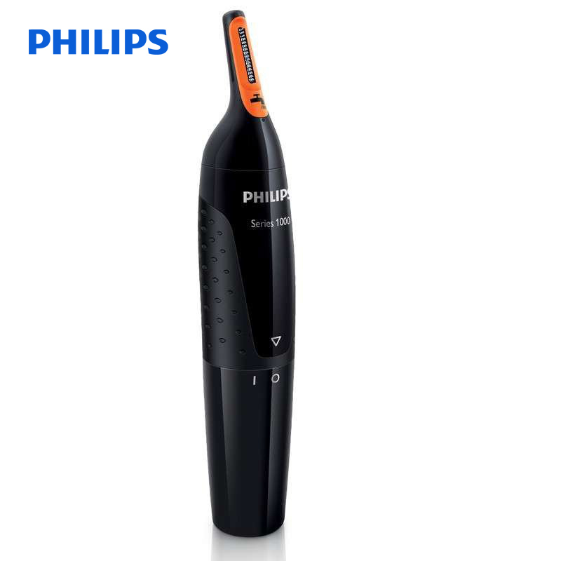 飞利浦（Philips） 鼻毛修剪器 NT1150/10 舒适管状盾保护技术 耳毛鼻毛干剃型修剪器 干电式全身水洗