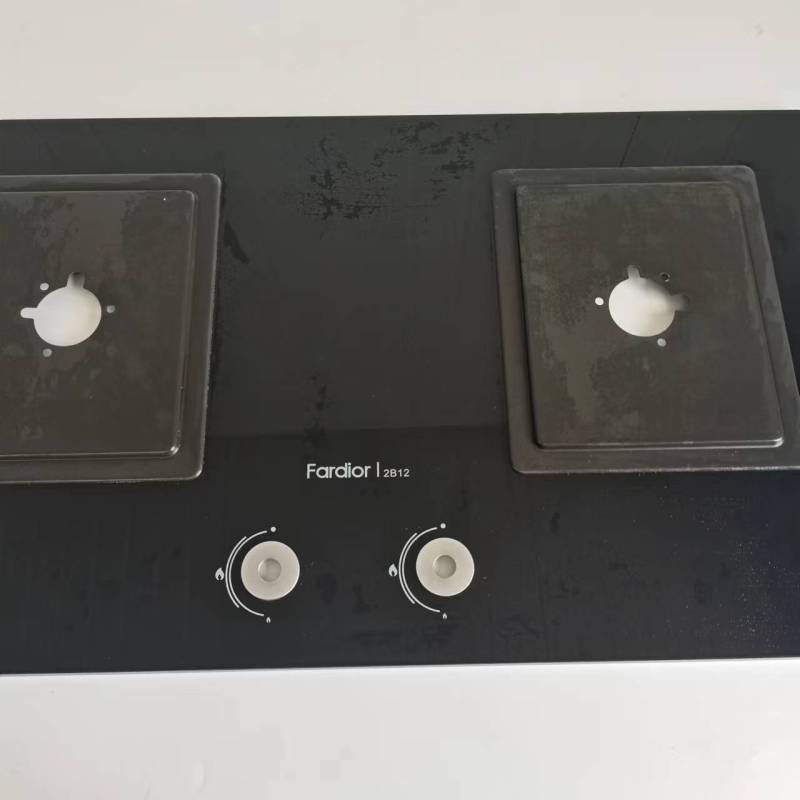 全新原装法迪欧燃气灶JZT/Y- 2B12钢化黑色玻璃面板(含水盘,不可拆卸) 务必开箱验货签收