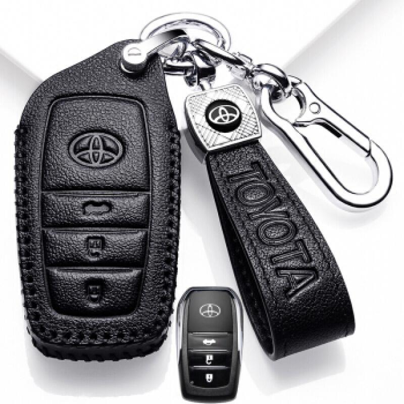 tyui丰田汉兰达钥匙套2018款专用高档真牛皮新汉兰达钥匙包19款汉兰达