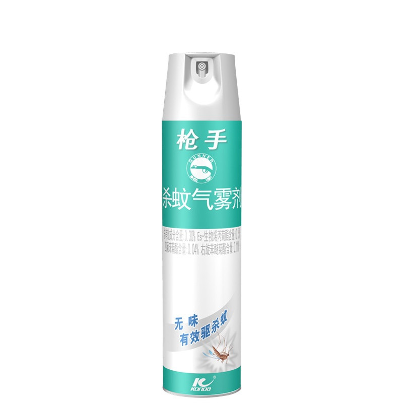 枪 手杀蚊气雾剂无味600毫升