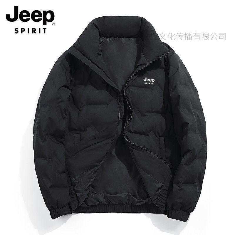 JEEP SPIRIT男士白鸭绒羽绒服弹力防风宽松男装羽绒外套男潮