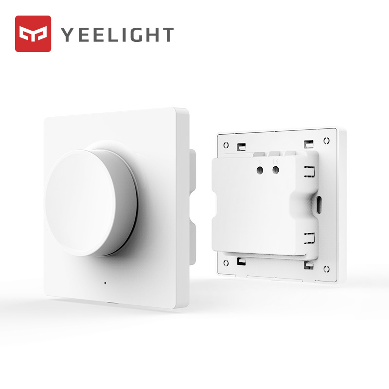 Yeelight 智能调光开关免安装旋钮按压多功能客厅卧室智能吸顶灯餐厅吊灯调光调色智能