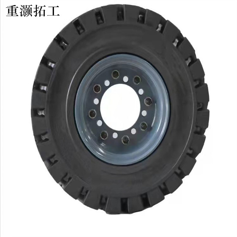 重灏拓工-叉车轮胎4.00-8DADI标准实心轮胎(含钢圈)/条