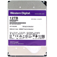 西部数据(WD)紫盘 12T SATA3 256M 7200转 监控硬盘WD121EJRX