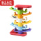 真智力儿童滑翔轨道车玩具男孩女孩益智汽车滑行惯性小车宝宝1两2一3岁6 七层轨道滑滑乐 3陀螺+1球+1车