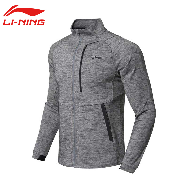 李宁LI-NING2018年卫衣男士训练系列长袖外套立领男装运动服