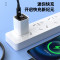 毕亚兹苹果充电器33W兼容PD30W数显充电头双口 USB+TypeC接口 支持iPhone8-14 /华为 白