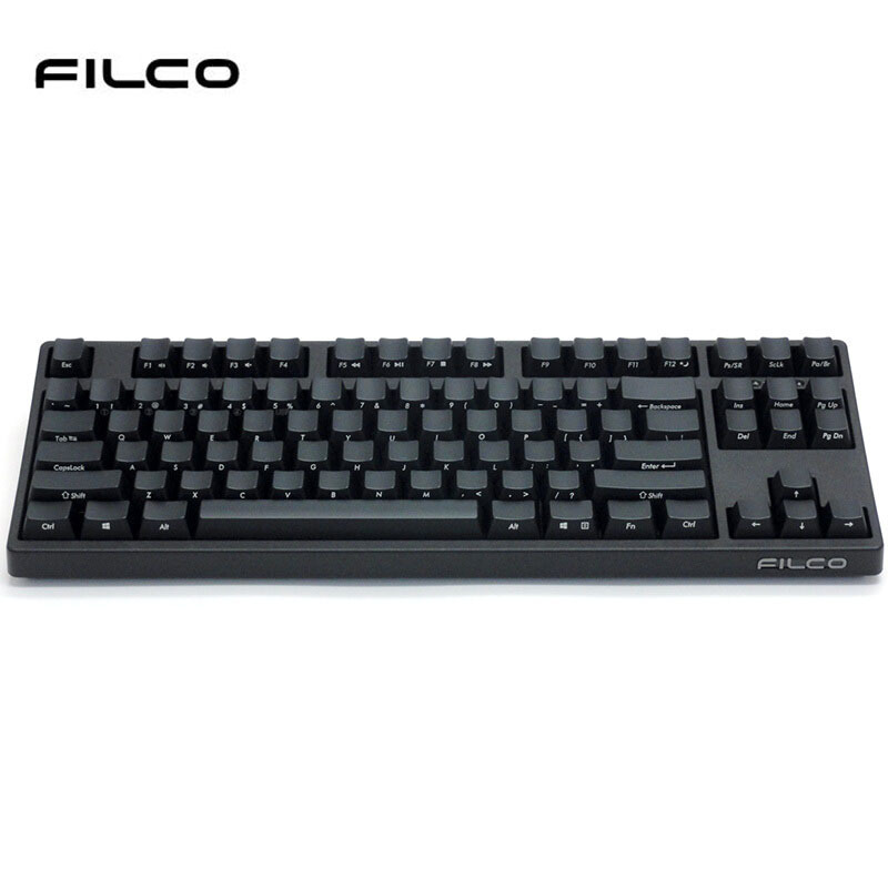 斐尔可(Filco) FKBN87MRL/EFB2(87忍者圣手二代)有线机械键盘 黑色红轴