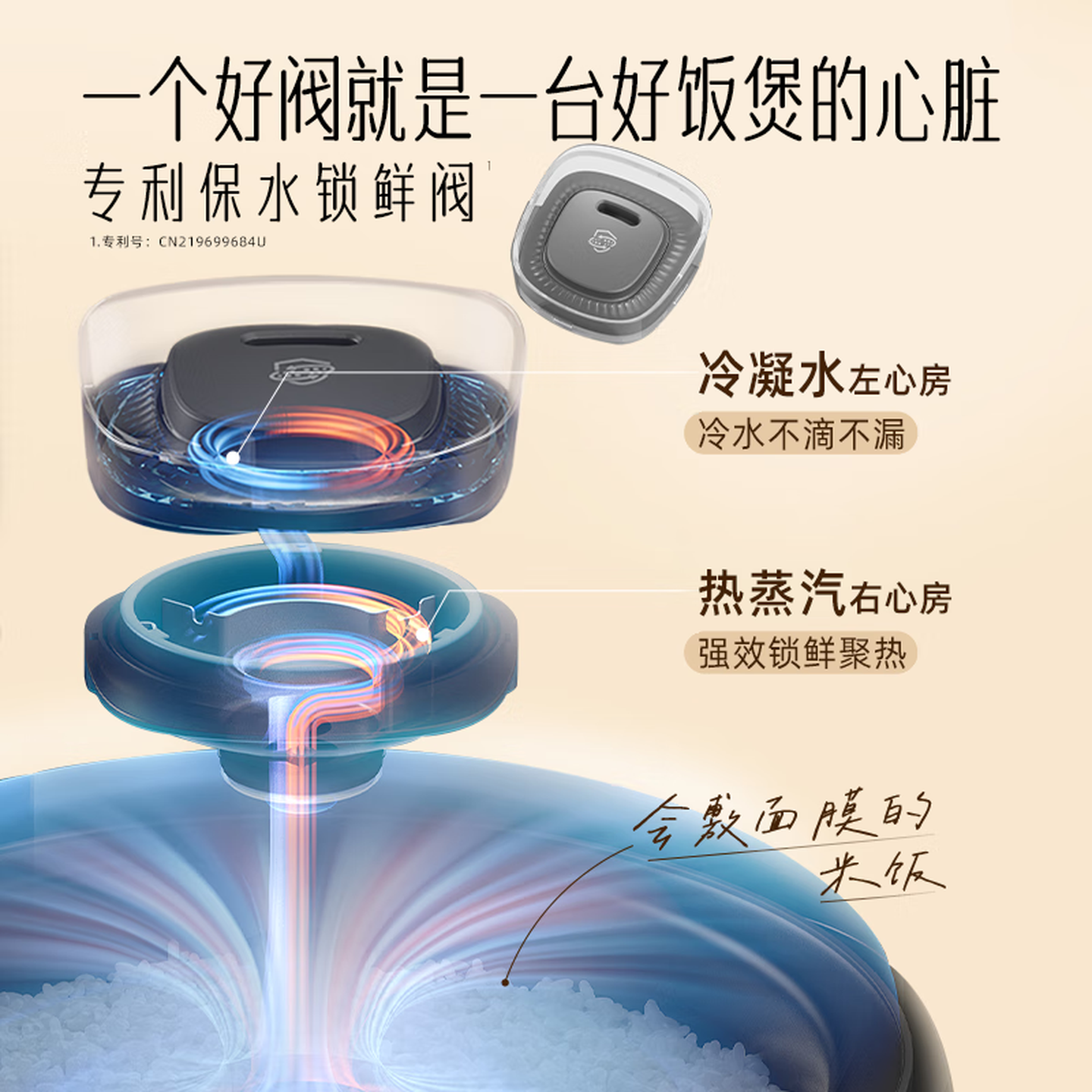 飞利浦(PHILIPS)电饭煲 5000系列家用大容量4L 预约定时快速柴火煲汤电饭锅2-6人 HD5210/80 黑色