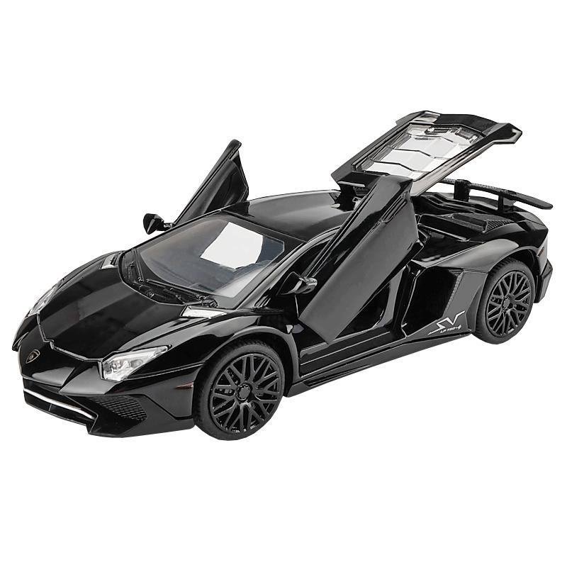 兰博基尼模型金属小汽车模型摆件仿真合金玩具车儿童男孩跑车赛车 lp