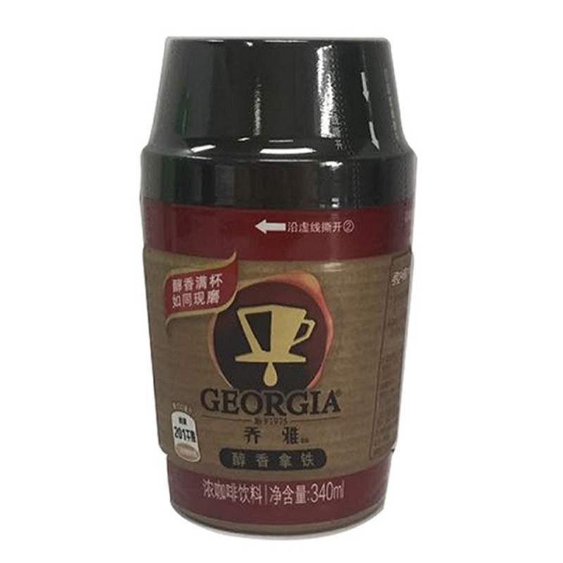 乔雅GEORGIA 醇香拿铁 咖啡 340ml*15瓶 整箱装 可口可乐公司出品