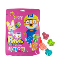 韩美禾蝴蝶形状棒棒糖63g/袋 韩国进口