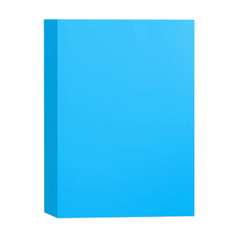 奥驰 卡纸160g湖蓝色 A4 100张/包高清大图