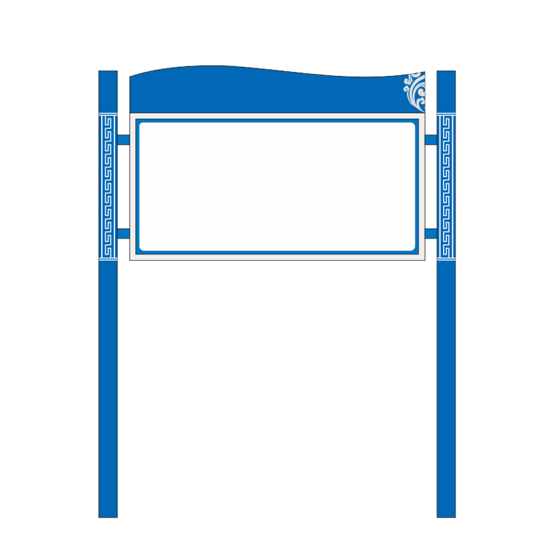 涵雅思 烤漆宣传展示架定制 1*0.9米 套高清大图