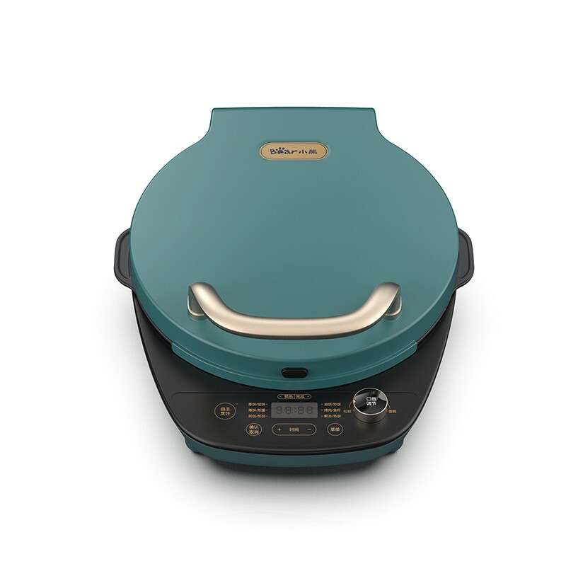 小熊(bear)电饼铛 薄饼机家用早餐机上下盘可拆加深加大智能定时调温