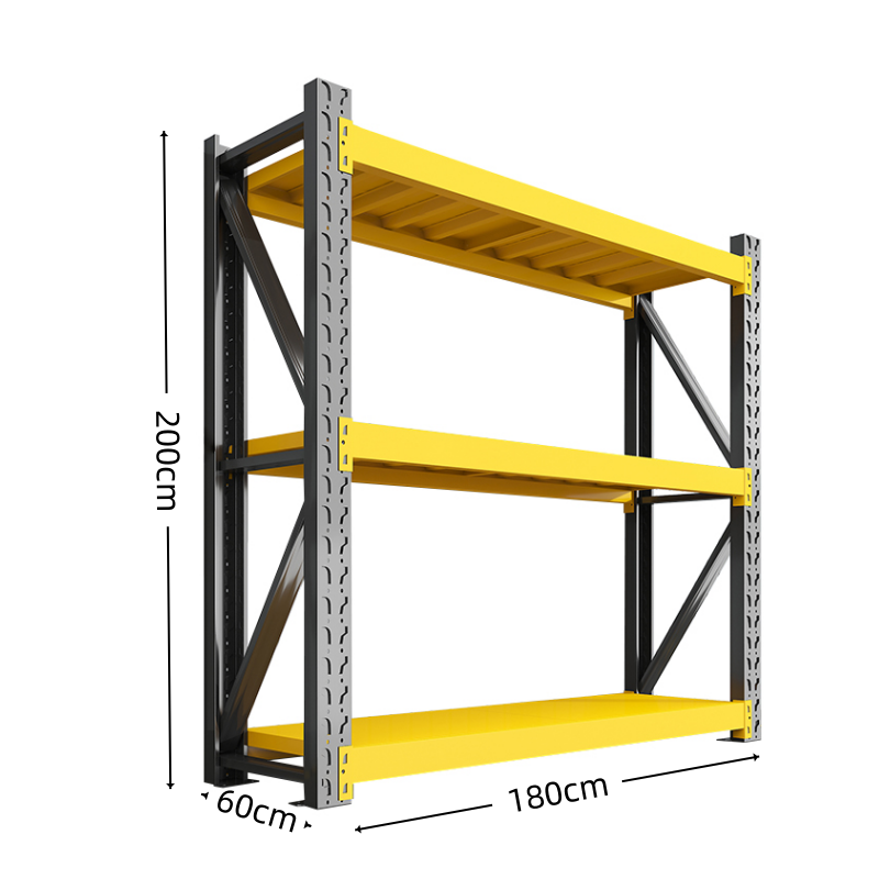 凡尔尚仓库货架 置物架材料架1800*600*2000mm承重200kg组
