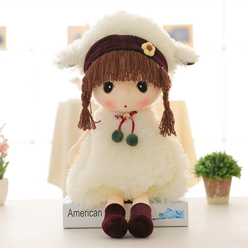 景荣毛绒玩具可爱菲儿布洋娃娃花仙子玩偶公仔小女孩公主睡觉抱的抱枕