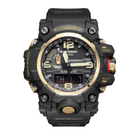 卡西欧(CASIO)手表 G-SHOCK系列 六局电波太阳能 树脂表带 200米防水 男士手表GWG-1000GB-1