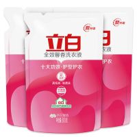 立白全效馨香洗衣液花果香氛低泡易漂特价装可配合消毒液使用 [3斤补充装]500g*3袋