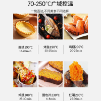 长帝(changdi)TB101 迷你烤箱 家用小烤箱 10升 上下管控温 双层烤位 普通加热 机械式烘焙电烤箱