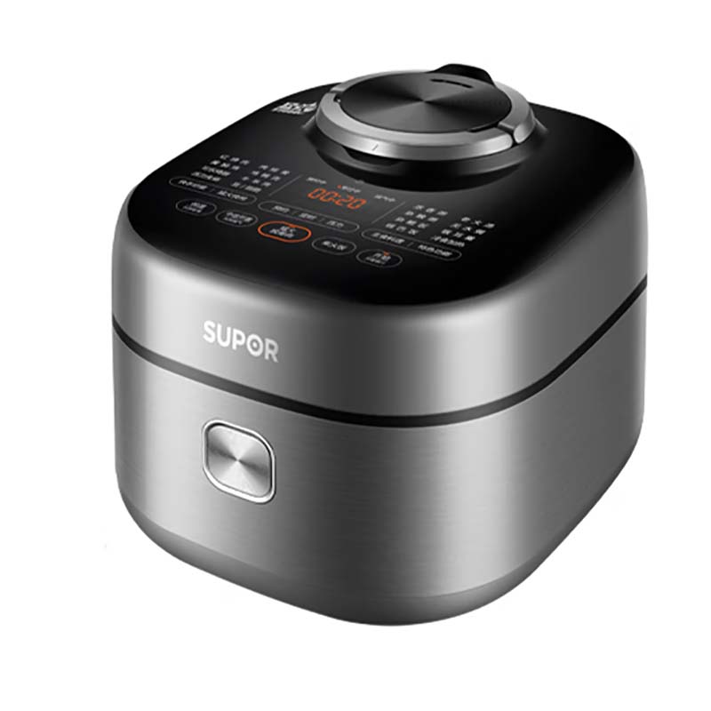 苏泊尔(SUPOR)SY-50FH75Q电压力锅5L精钢球釜智能鲜呼吸高压锅多功能压力锅家用2200w猛火8分钟快手菜