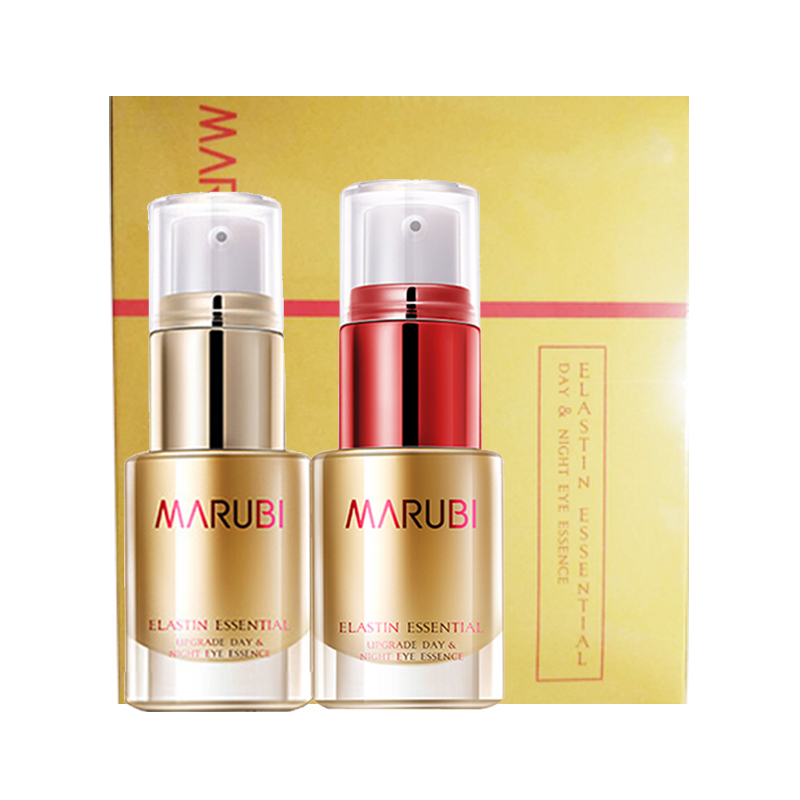 丸美(MARUBI)弹力蛋白日夜眼精华3g+3g补水;改善眼袋乳状眼霜