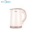 美的（Midea）电水壶1.5L热水壶电热水壶304不锈钢智能自动断电H415E2J