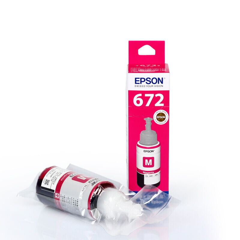 爱普生(EPSON) T6721-4 原装墨水 黑/青/黄/红 四色一套 适用L220/L221/L363