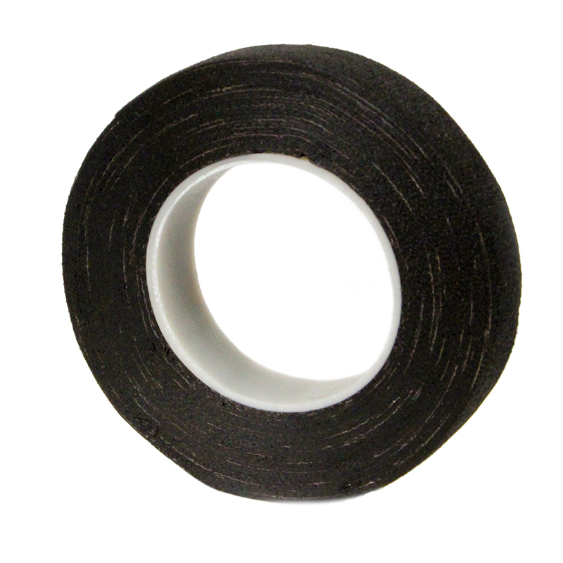 迅众 加厚绒布胶带黑色植绒消除中控异响发动机舱线路降噪屏蔽绝缘胶贴涤沦布阻燃电工包扎耐高温汽车线束胶带 绒布胶带(厚)19mm*15米(1卷) 15米