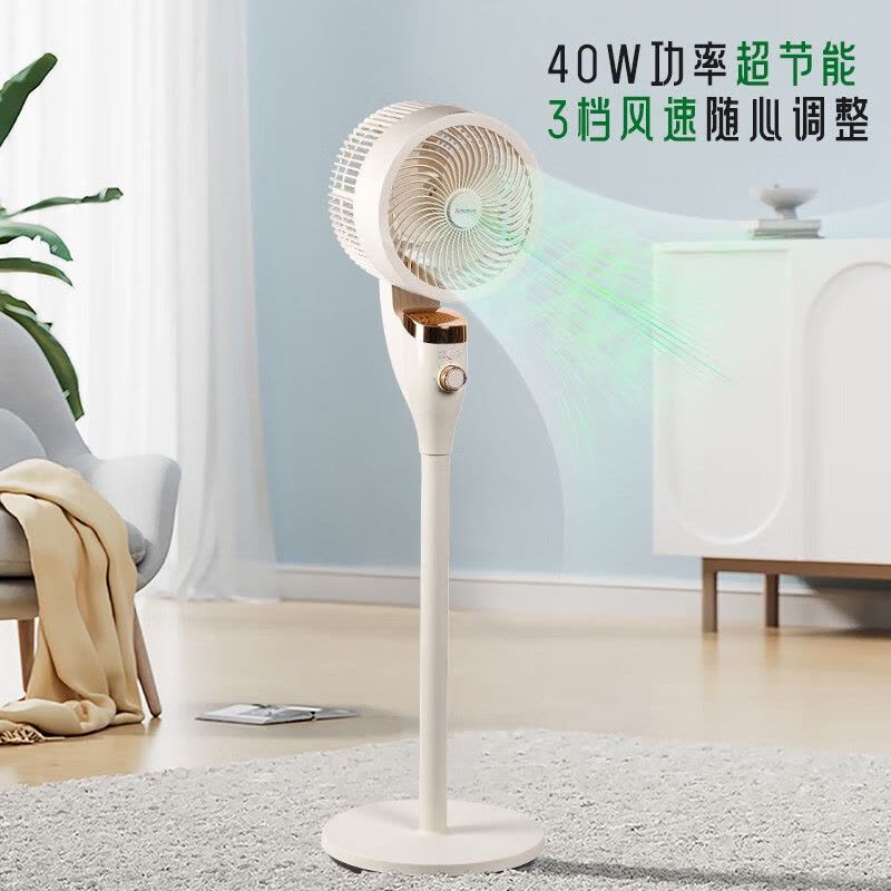 艾贝丽 机械立式循环扇 家用台式电风扇落地扇ABL-FS217图片