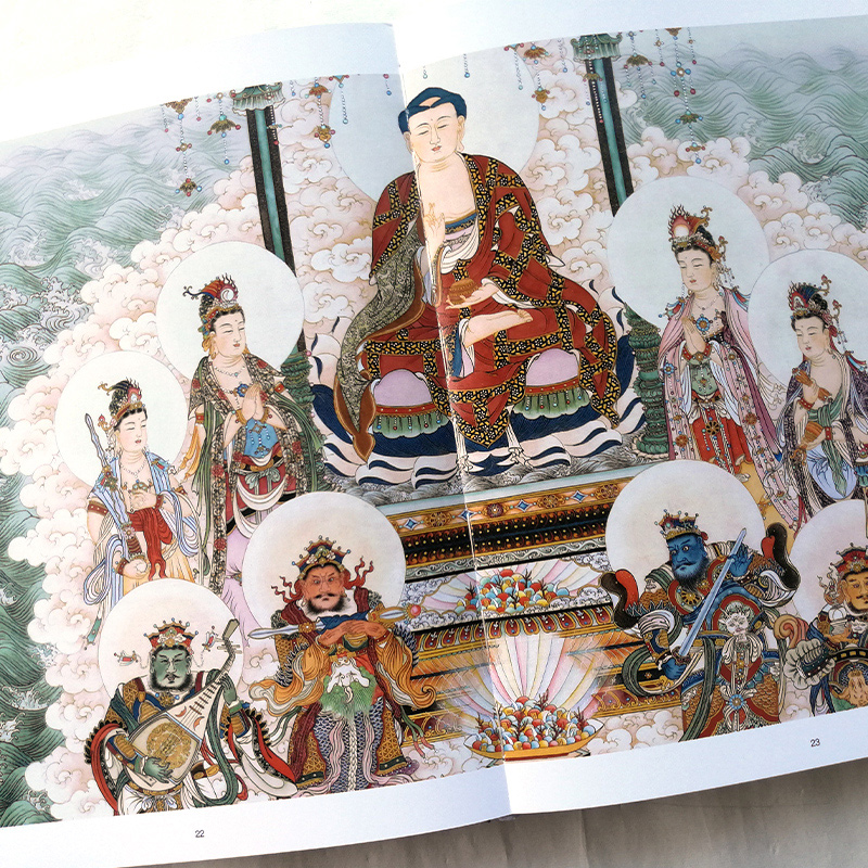 正版]夏荆山佛画艺术全集卷一卷二全2册佛菩萨像卷佛画像立体佛像