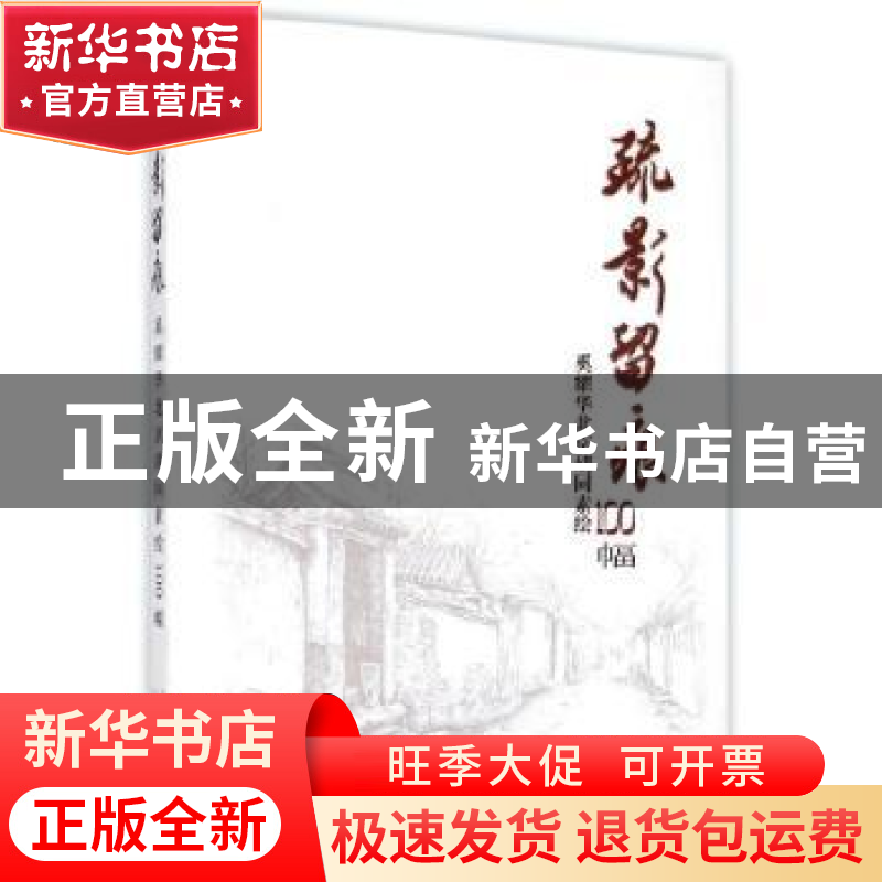 正版 疏影留痕:奚耀华北京胡同素绘100幅 绘画:奚耀华 天津人民美高清大图